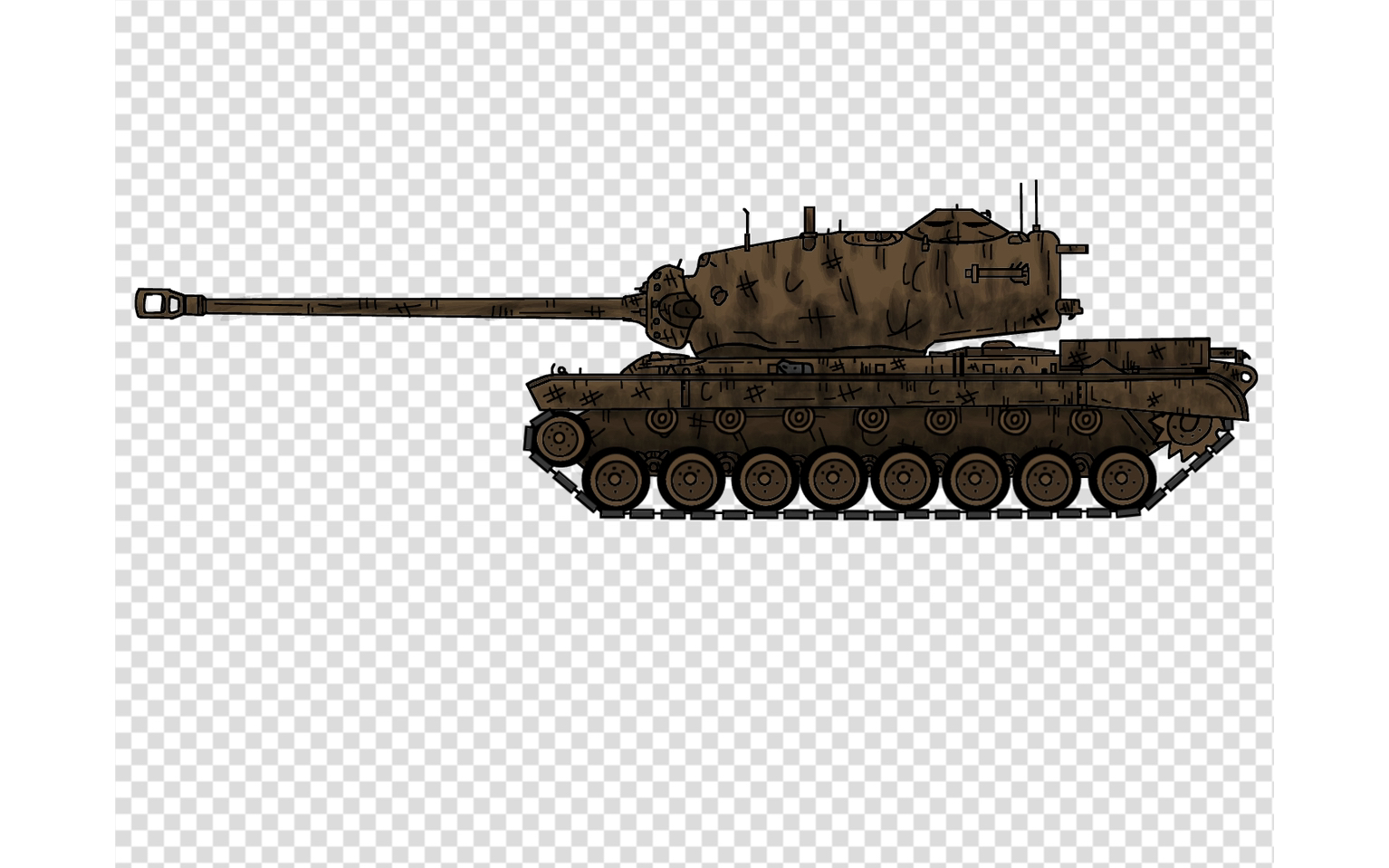 【碧蓝档案x坦克世界】闲着没事干画了个奇怪的t-29