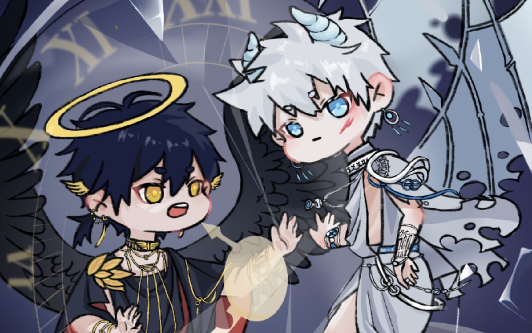 【指绘】时光代理人q版_哔哩哔哩_bilibili