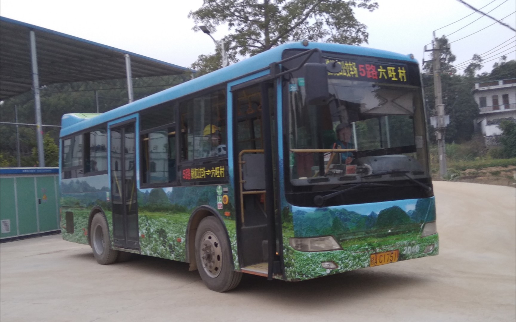 南宁(横县)公交pov #18:新线路惨淡的客流 |横县5路全程pov|横州港口