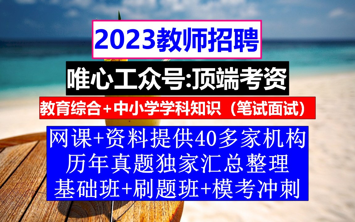 教师招聘,教师招聘考试通关宝典电子版,事业单位教师招聘考试题哔哩哔哩bilibili