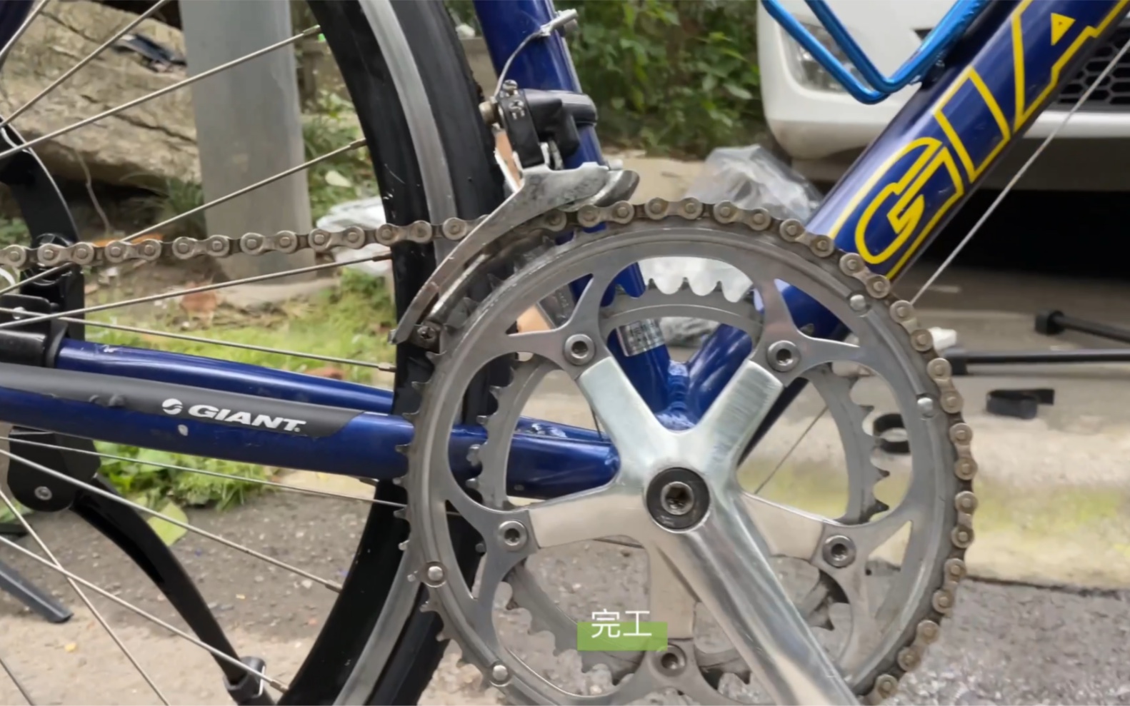 翻新古董捷安特风标2公路车