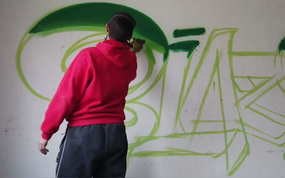 涂鸦-涂鸦piece 在废弃的地方