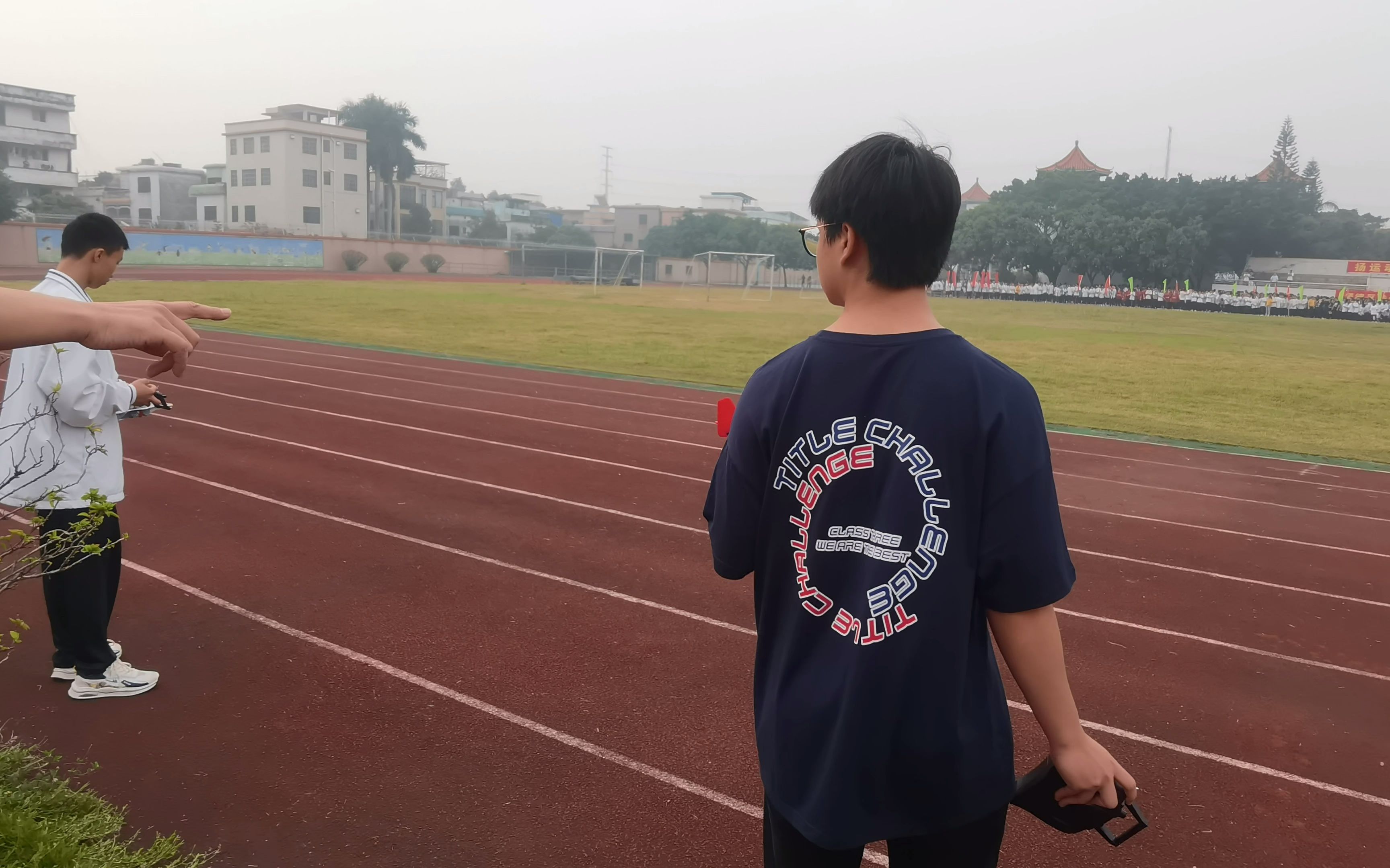 20221111桂洲中学46届校运会无人机表演(无减辑华为地拍版)