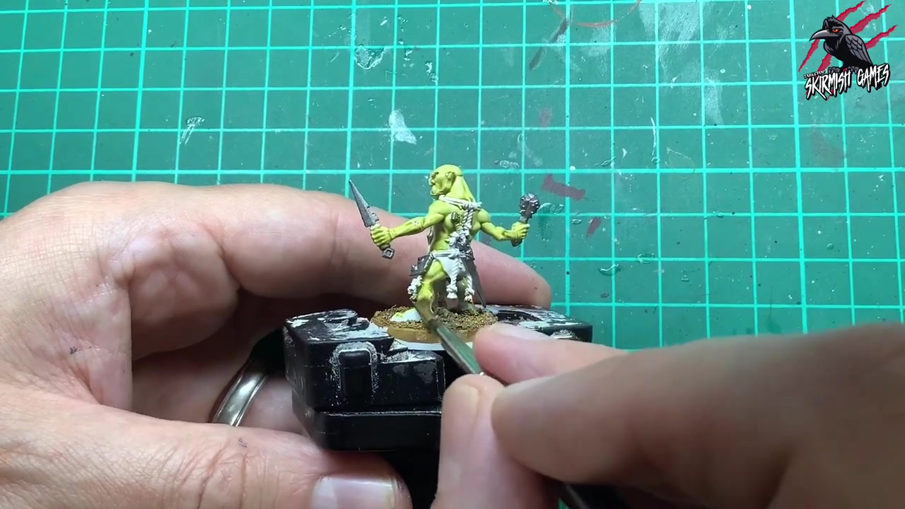 [图]HOW TO PAINT KRULEBOYZ HOBGROT SLITTAZ - Warhammer Age Of Sigmar Warcry Contrast