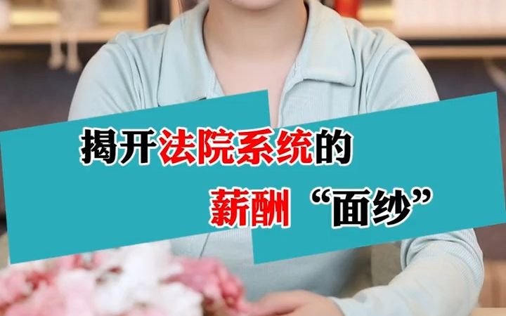 法院系统内各职薪酬待遇一览,你掉队了吗?哔哩哔哩bilibili