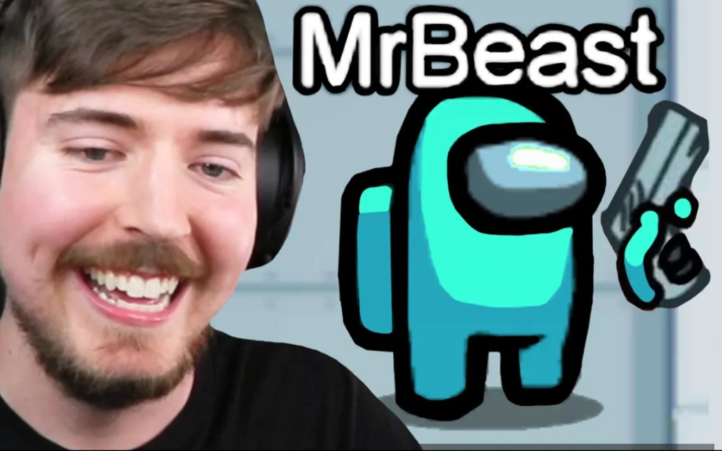 【mrbeast gaming】i won the hardest round ever in among us!