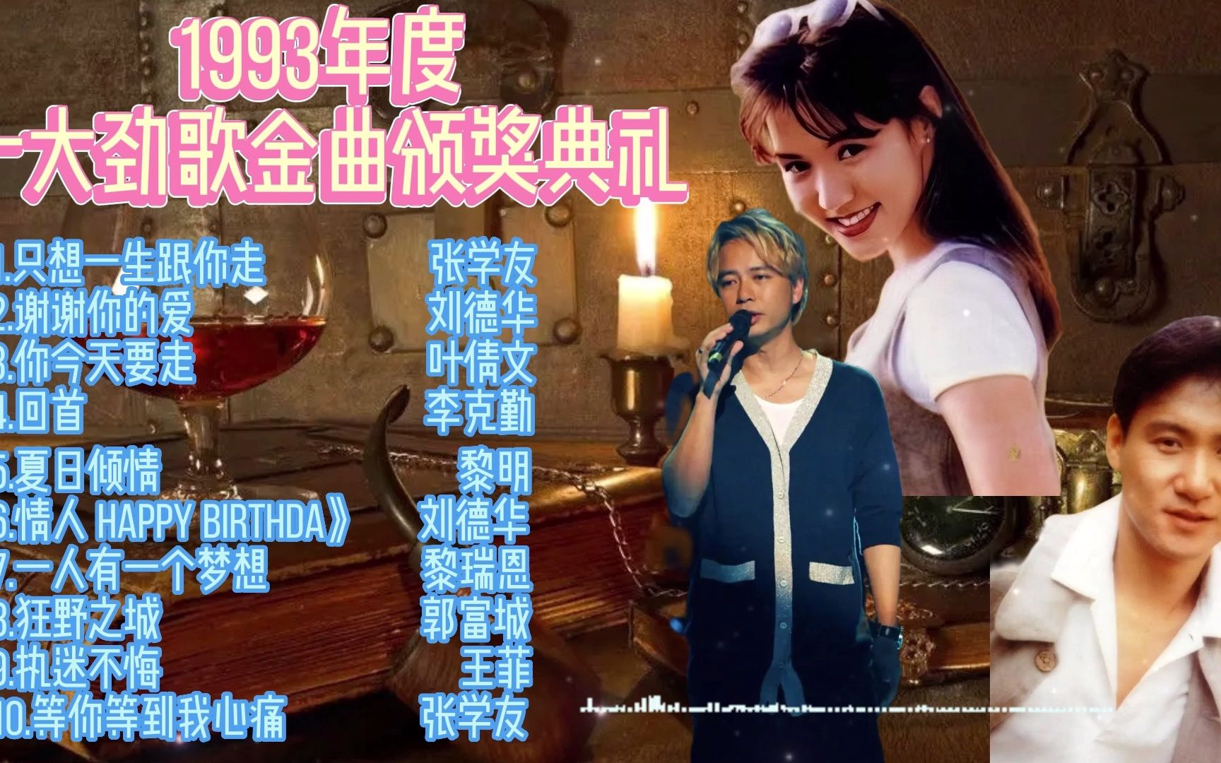 [图]1993年度十大劲歌金曲颁奖典礼十大获奖歌曲，哪一首勾起了你的回忆