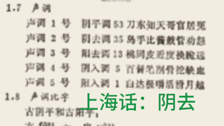 上海小囡吐血整理第一波:苏州话与上海话的声调对比哔哩哔哩bilibili