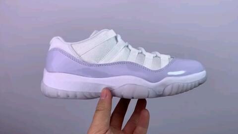 大山制造】Air Jordan 11 Low“Pure Violet”紫白AJ11系列货号：AH7860