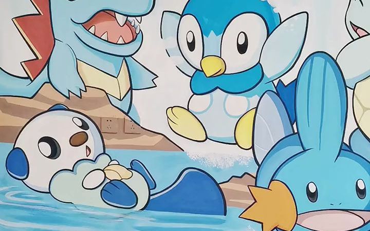 【壁画师】带你走进二次元宝可梦的墙绘世界!