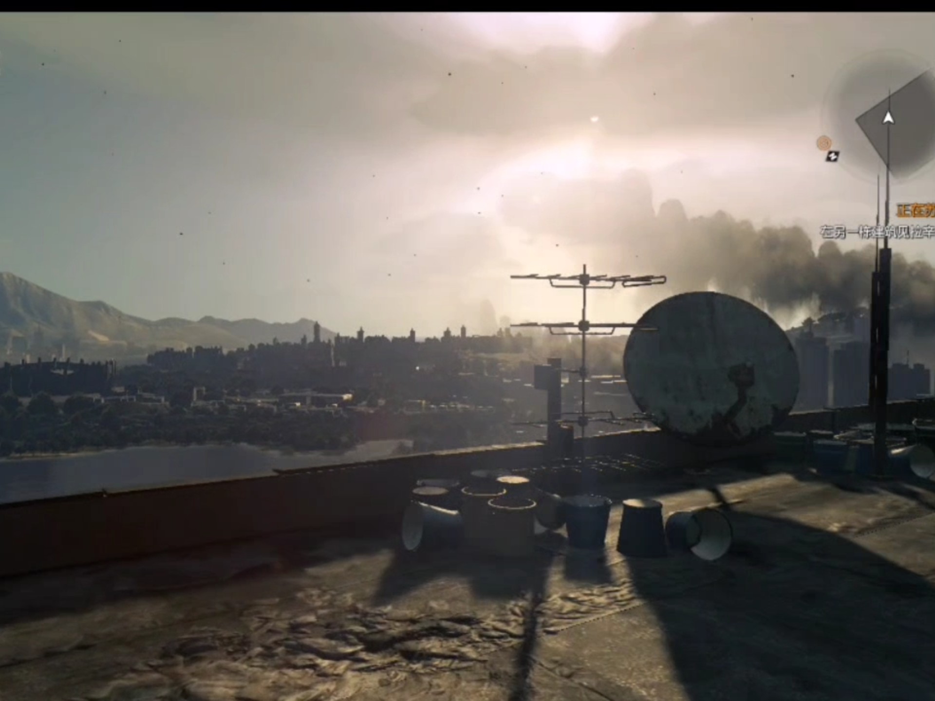 消逝的光芒1中画质720p分辨率流畅运行十多帧😎