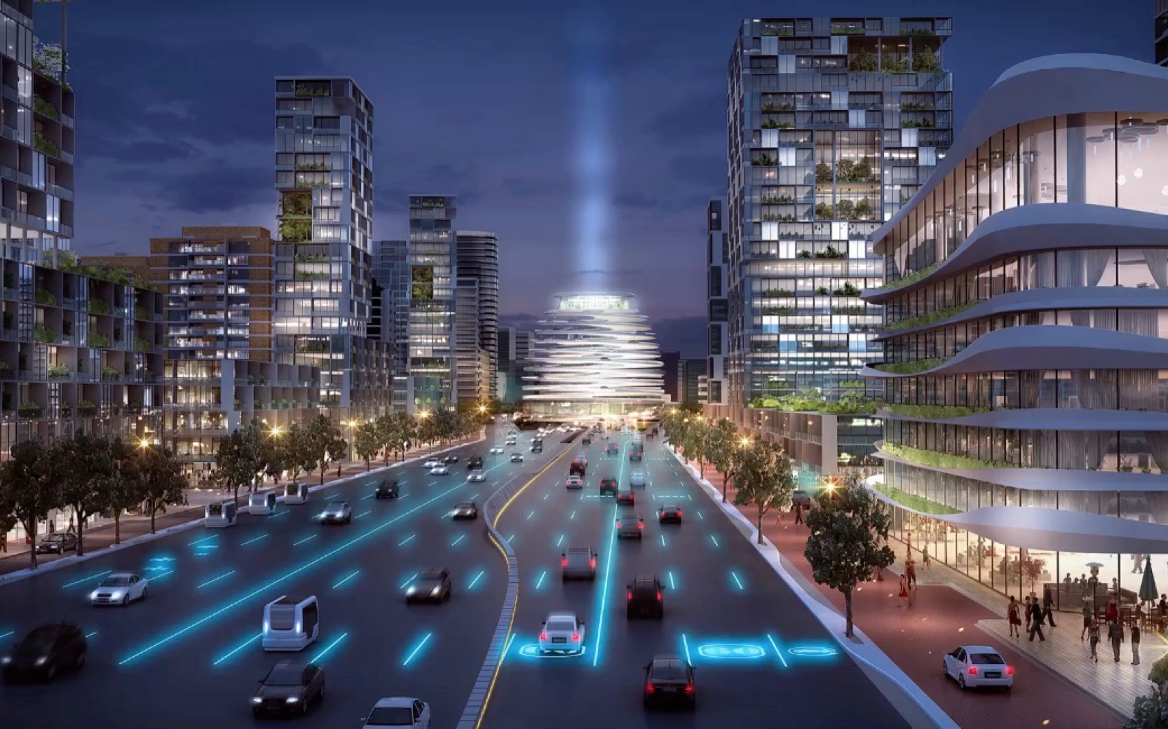 【未来城市】国外未来城市道路规划与交通枢纽规划设计_哔哩哔哩 (゜