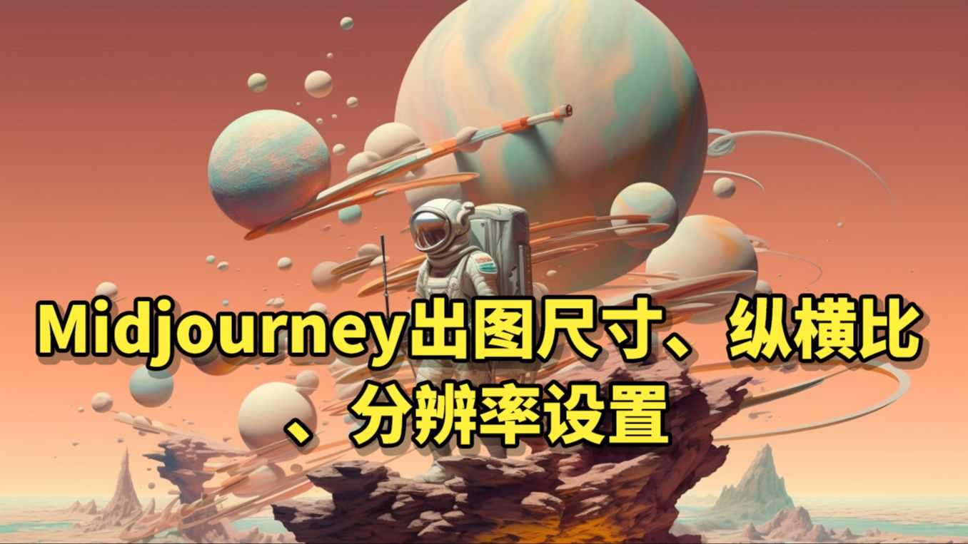 【出图尺寸】Midjourney图片纵横比设置、提升图片分辨率、放大图片哔哩哔哩bilibili