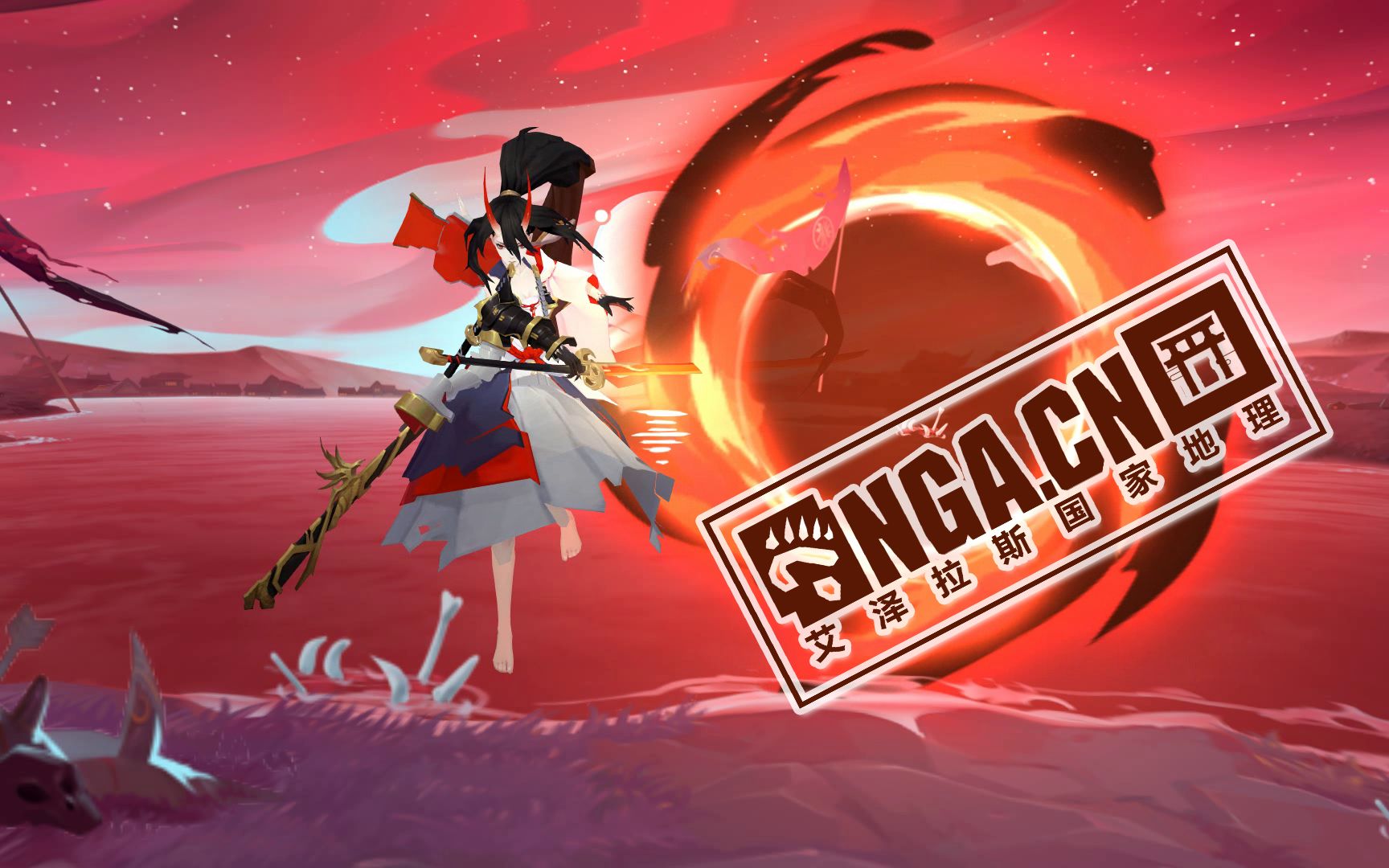 sp·赤影妖刀姬:建模与语音预览 nga阴阳师