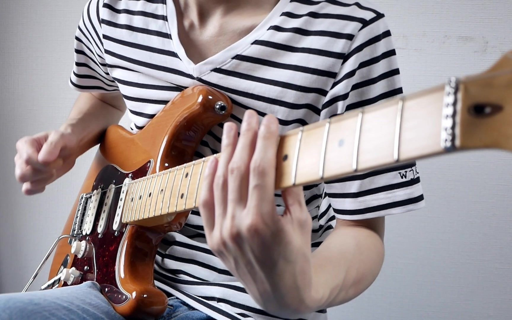 用一根弦弹电吉他_哔哩哔哩_bilibili