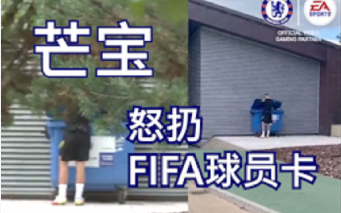 [图]“太不尊重人了”芒特扔进垃圾桶 | 切尔西全队球员看FIFA22评分