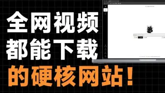 太强了！这个网站可以解析下载全网视频！