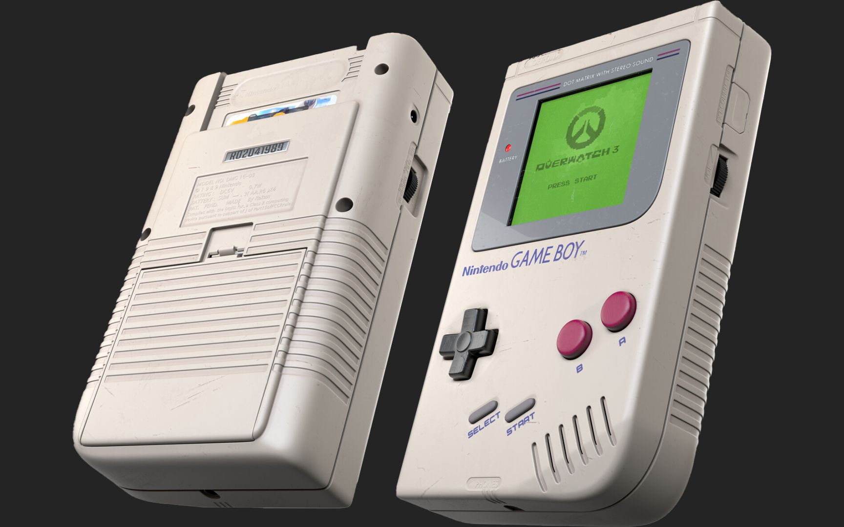 【3dmax道具教程】新手入门,游戏机模型教学