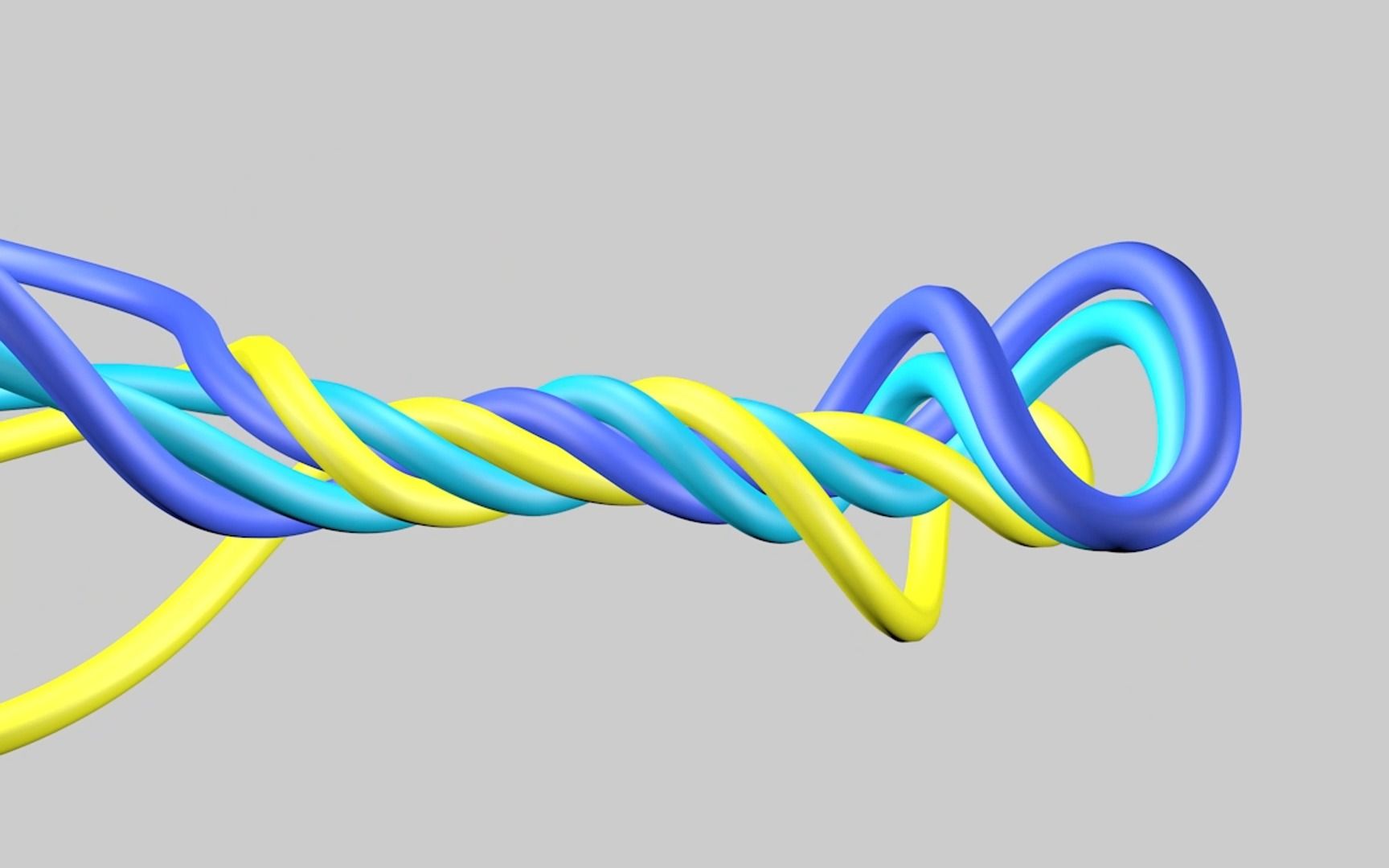 c4d制作的缠绕的电线动画制作教程