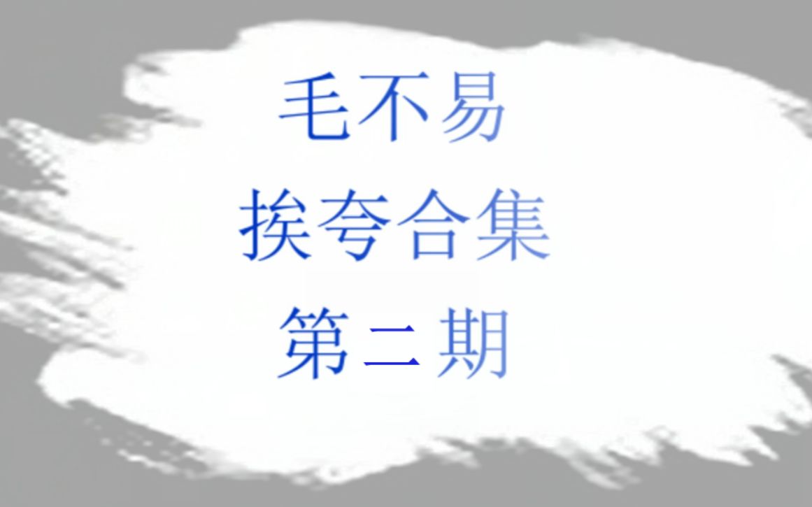 【毛不易】毛毛挨夸合集第二期哔哩哔哩bilibili