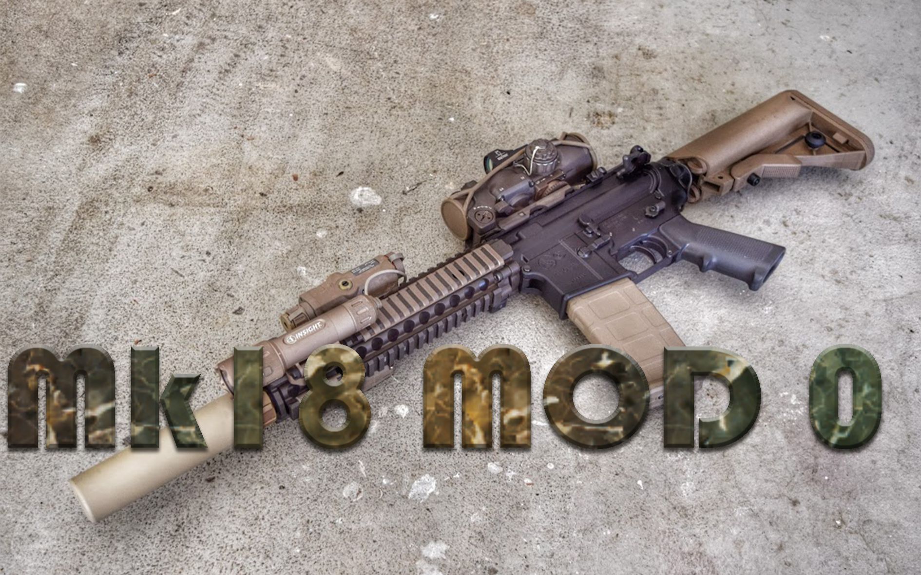 mk18 mod 0 改装模板 