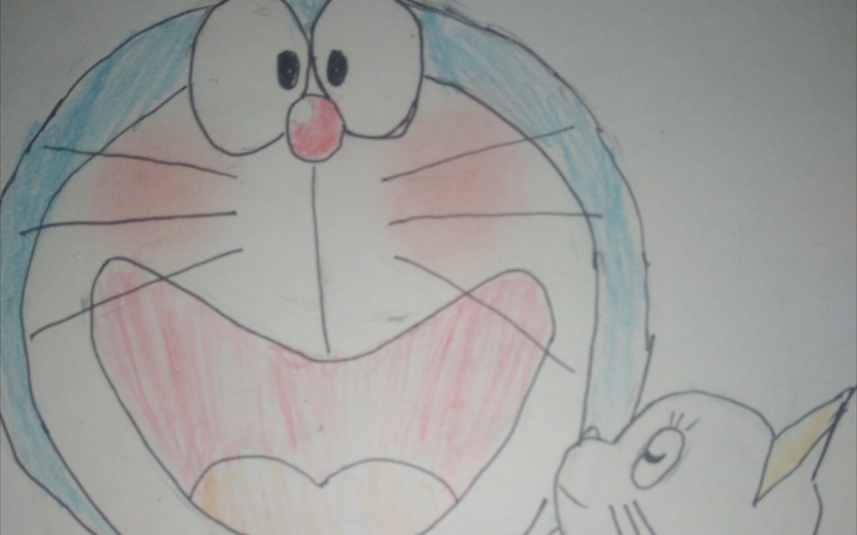 活动  画个害羞的哆啦a梦