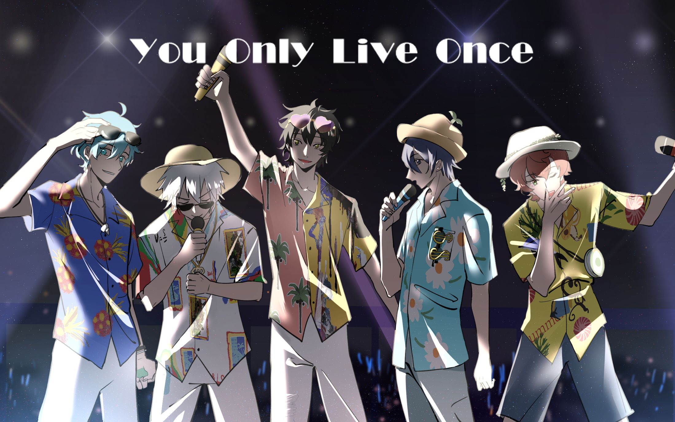 全明星up主阴阳怪气手书youonlyliveonce