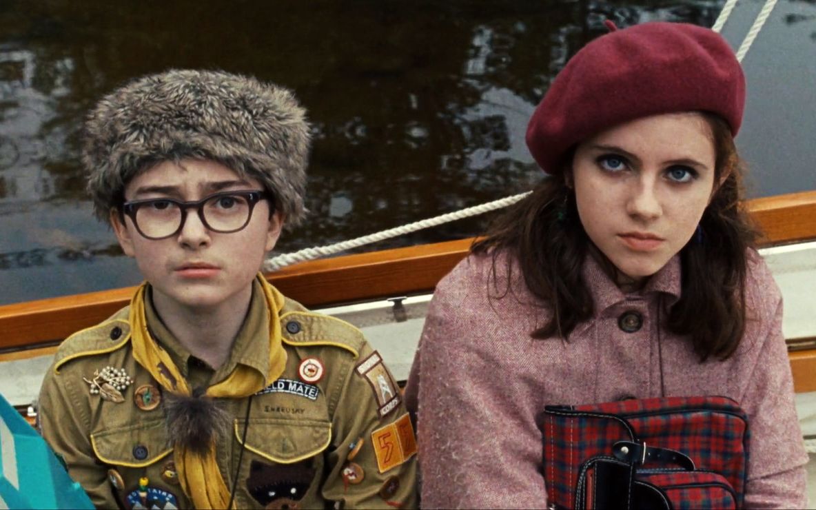 电影片段wesanderson月升王国看早恋小情侣的私奔旅行