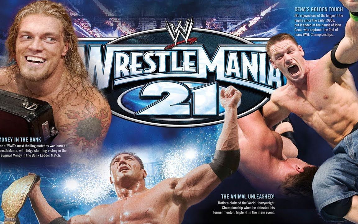 WWE WrestleMania 21:第21届摔角狂热(中文字幕)哔哩哔哩bilibili