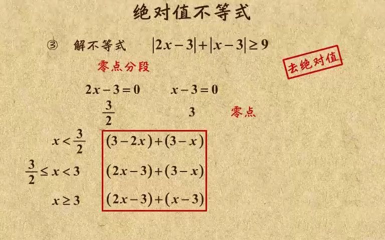 初等数学:不等式06绝对值不等式哔哩哔哩bilibili