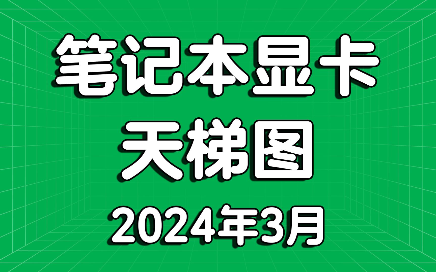 笔记本显卡天梯图 移动端显卡天梯图 NVIDIA显卡&AMD显卡&intel显卡 2024年3月哔哩哔哩bilibili