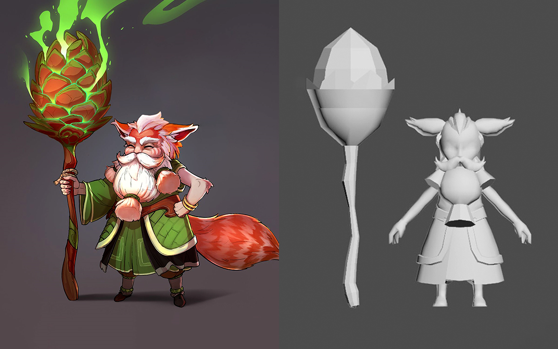 3dmax用3dmax制作一位白胡子老爷爷3dmaxq版人物建模视频教学