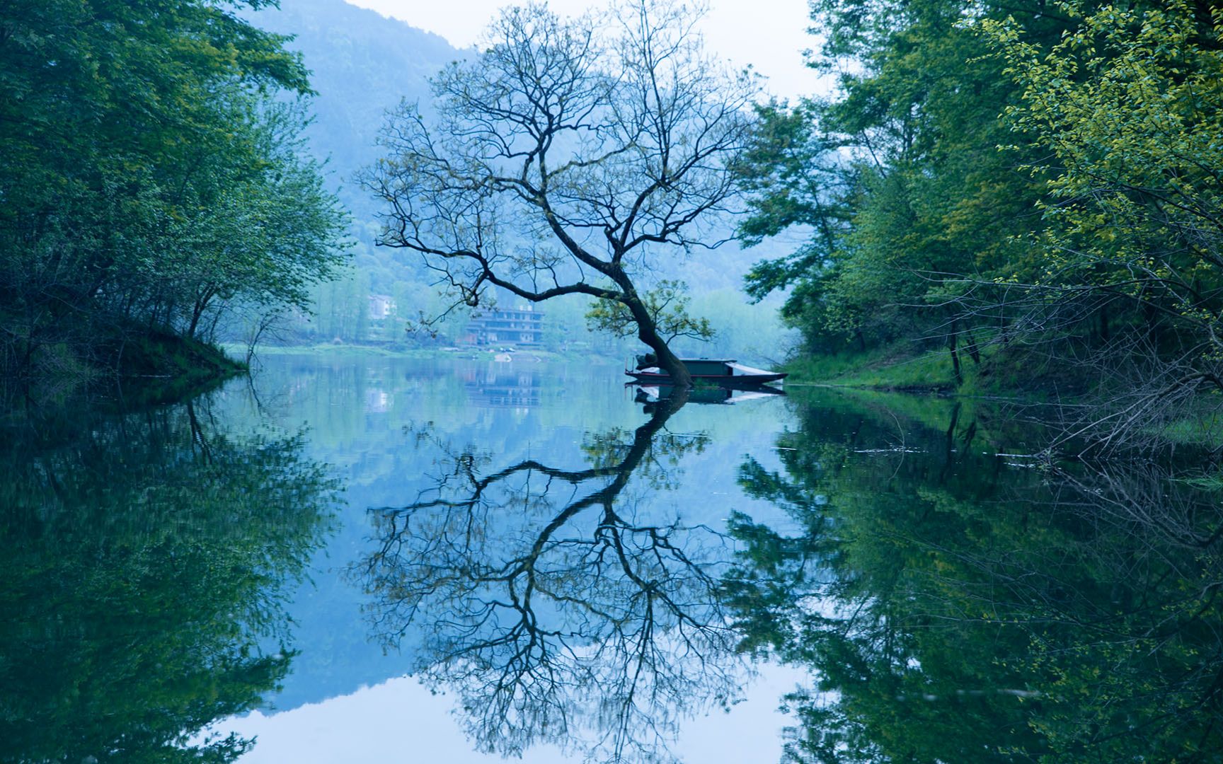 [图]【二十四节气 · 谷雨】 谷雨春光晓，山川黛色青