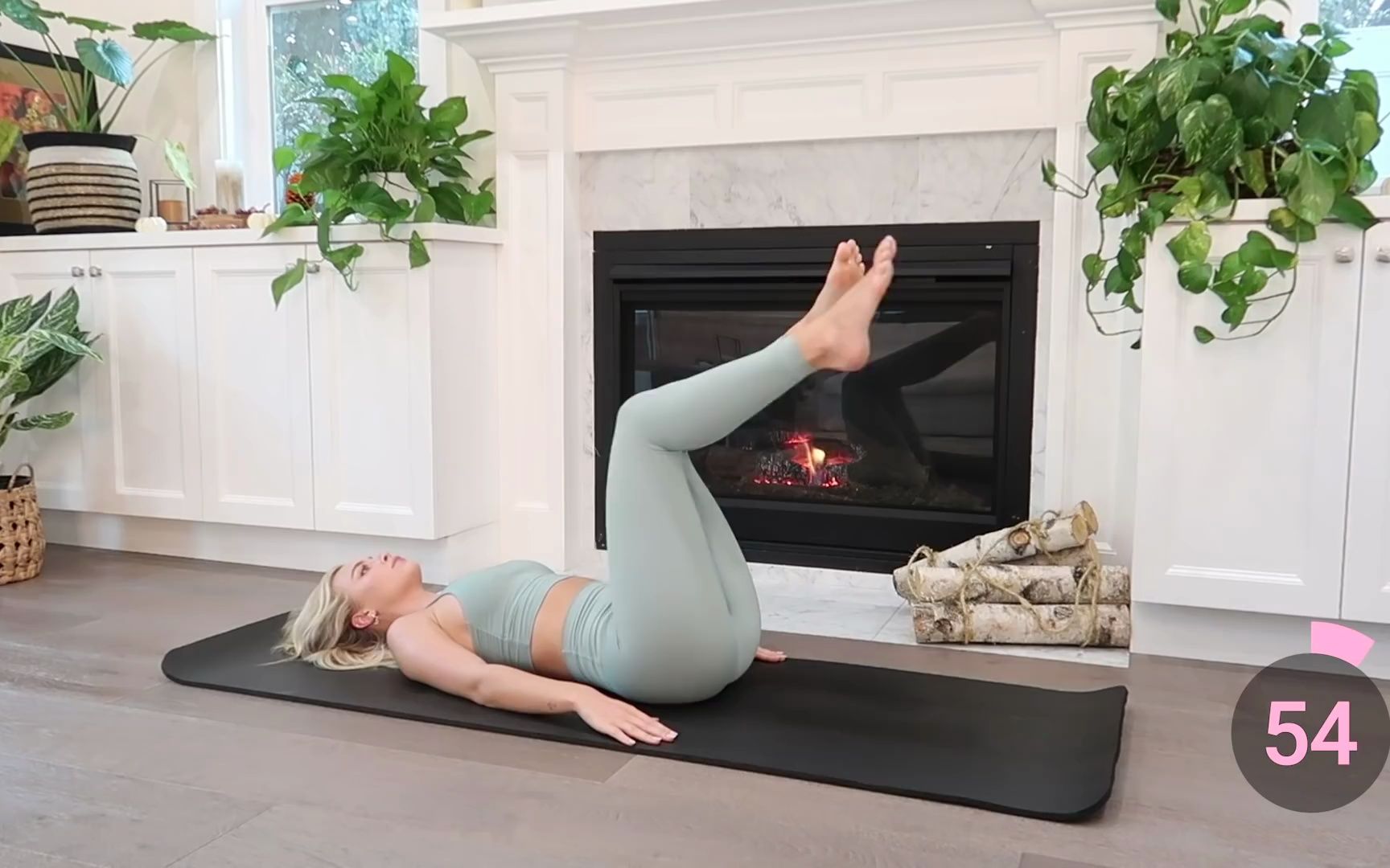 【塑形】7分钟腹肌训练,躺着减肚子,消除腰腹赘肉,动作简单