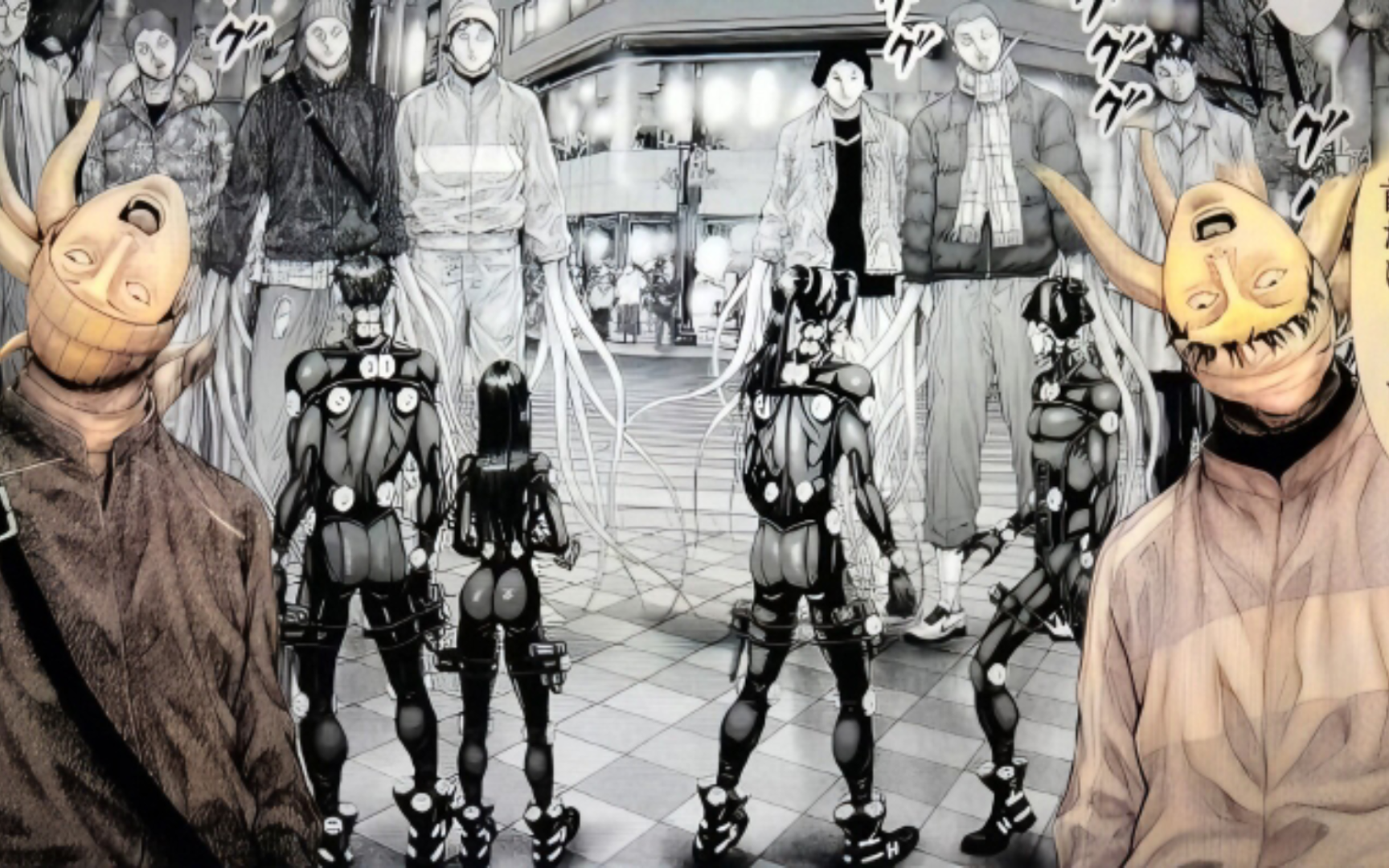 [图]【GANTZ：E】70话，穿越现代，鬼星人现形