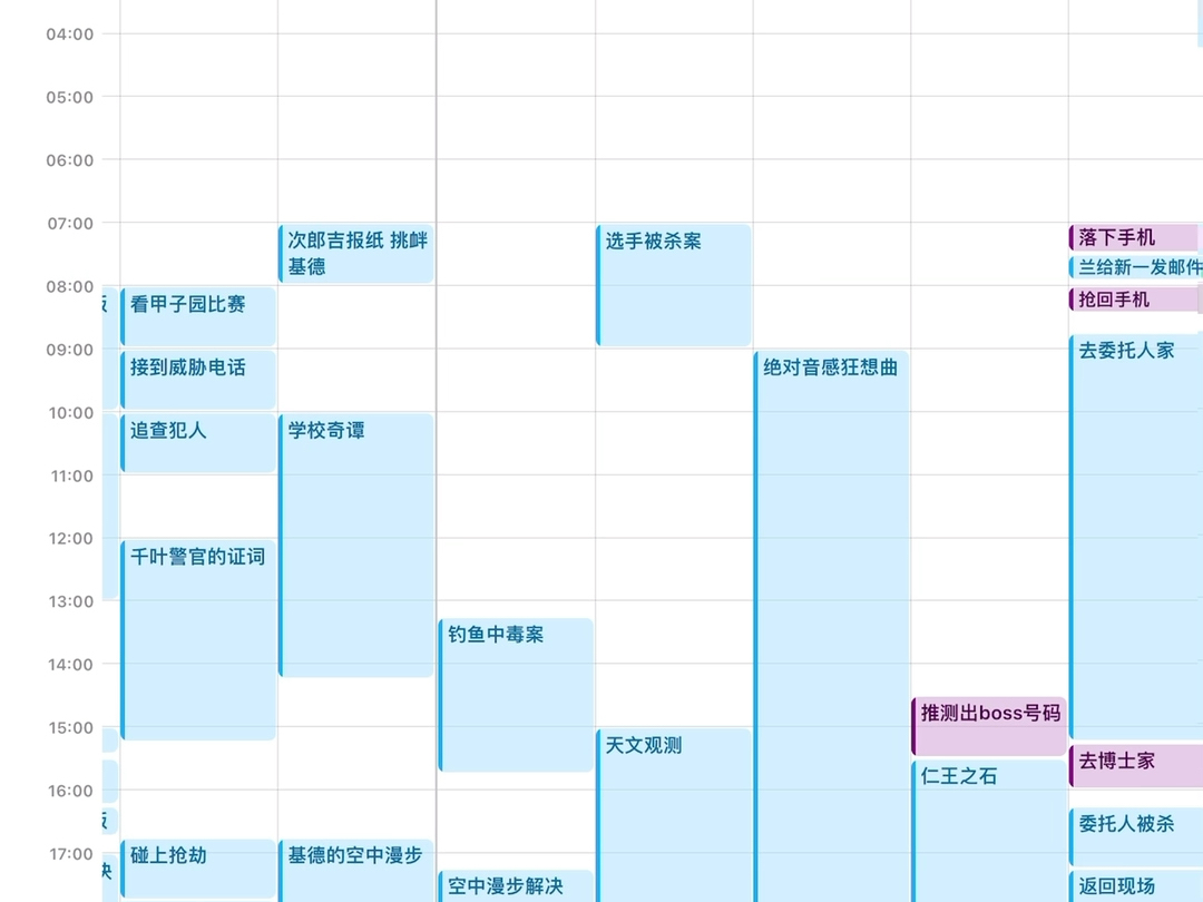 柯南时间线整理 果然柯南世界只过去了半年哔哩哔哩bilibili