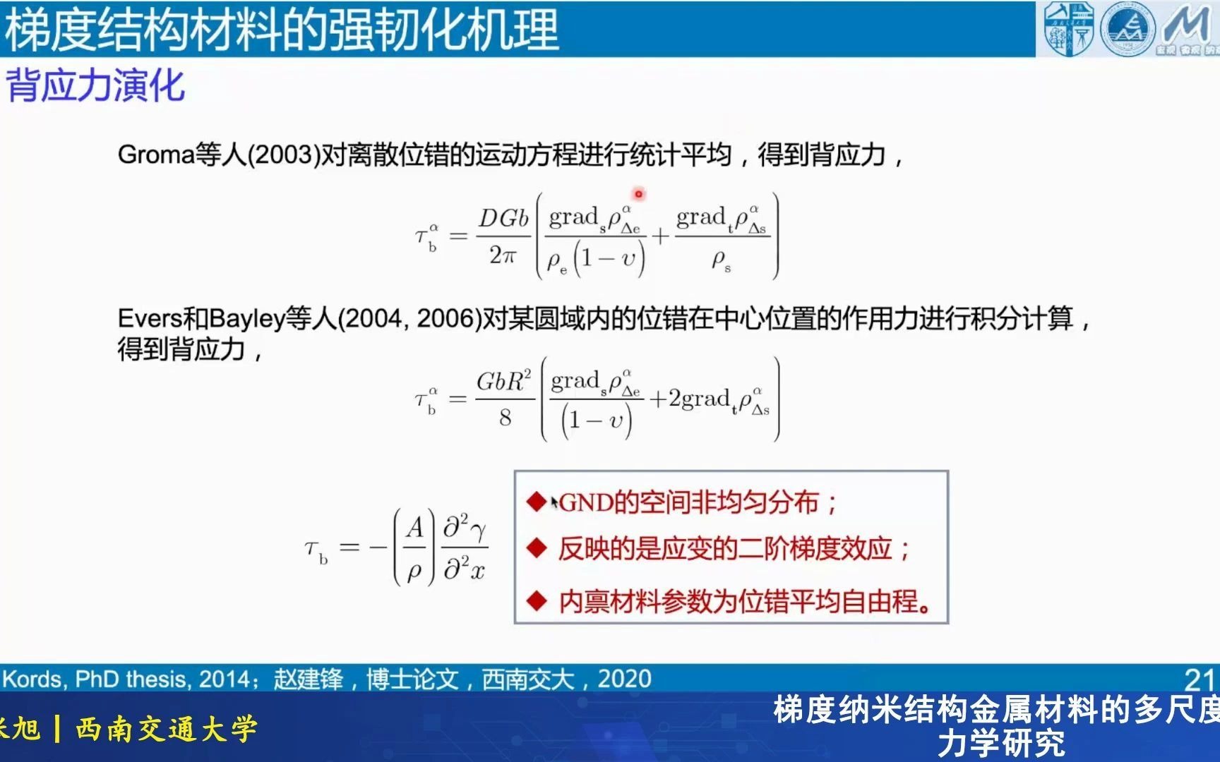 梯度纳米结构梯度金属材料的多尺度力学研究(会议录屏,侵权请联系删除)哔哩哔哩bilibili