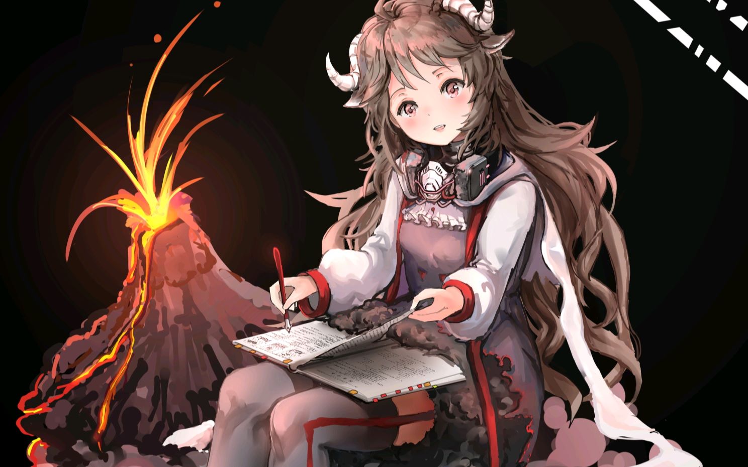 明日方舟 突袭ex5 艾雅法拉 火山,强,无敌_哔哩哔哩