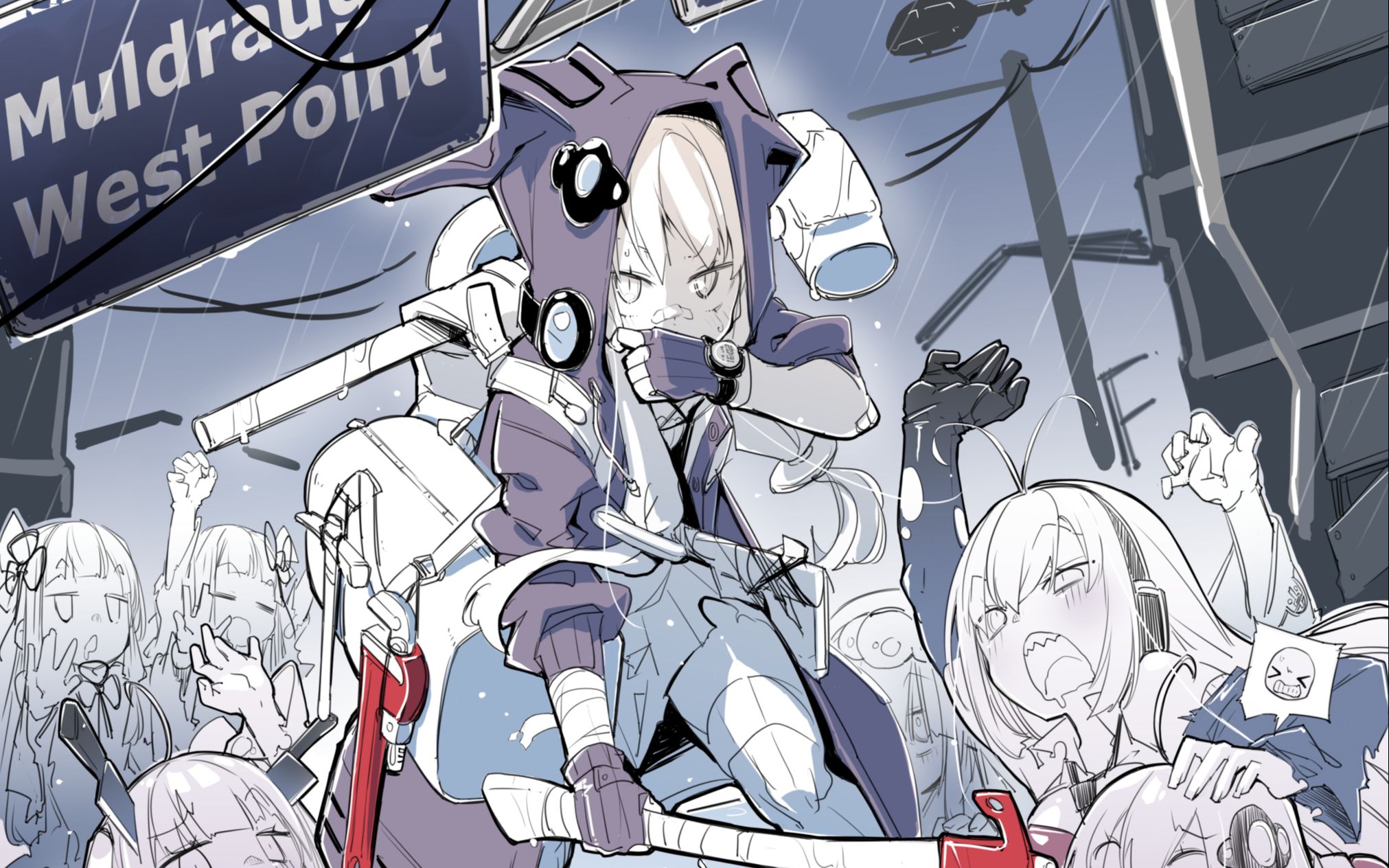 【僵毁】抢先放送《关于我在丧尸末日当武装jk的这件事情》主题op(第