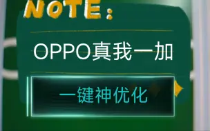 Descargar video: OPPO一加真我一键神优化！精简流畅，游戏满帧，无需root！