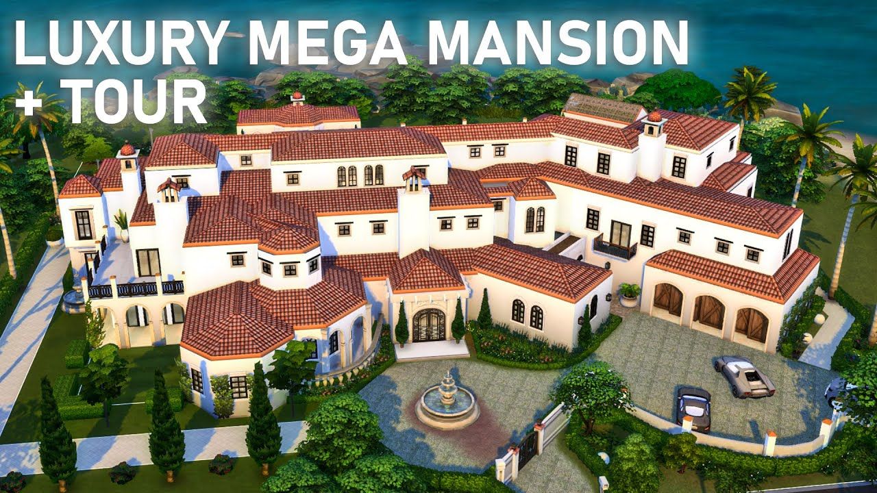 搬运:豪华现代巨型大厦Luxury Modern Mega Mansion + Tour | Sims 4 Speed Build No CC |哔哩哔哩bilibili模拟人生