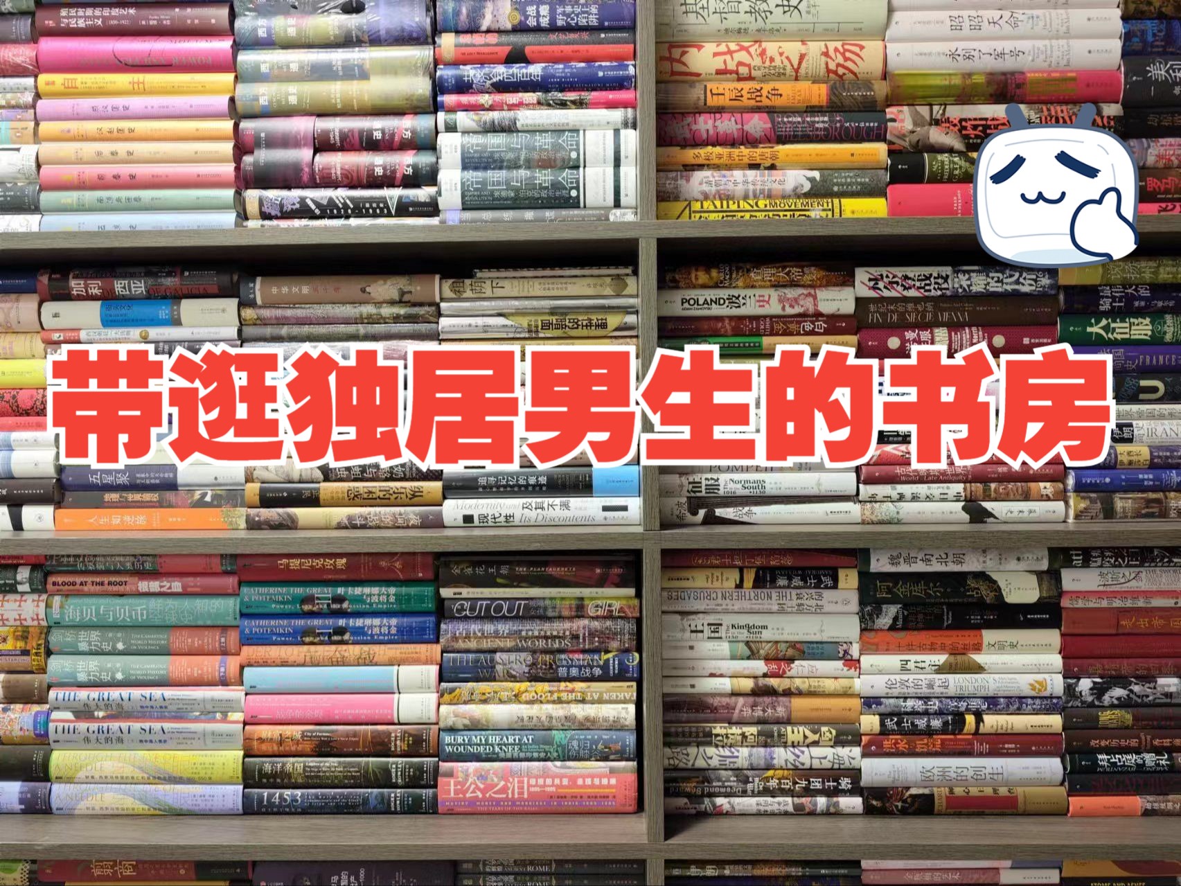 独居男生的书房|我书房收藏的文学类精装书籍!太漂亮了!我都不忍翻看!哔哩哔哩bilibili