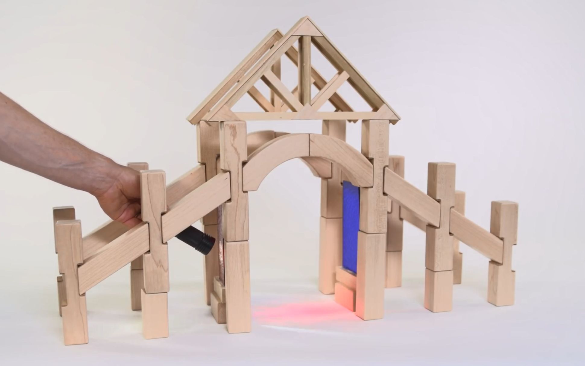 工程模型哥特式大教堂结构双语