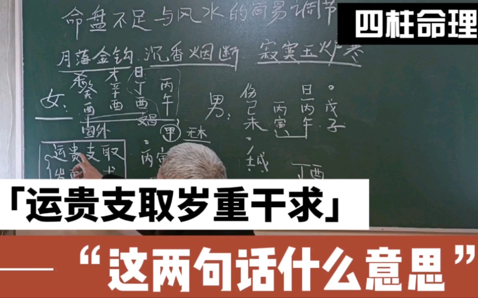 [图]流年看天干还是地支，看了这个视频就懂了！