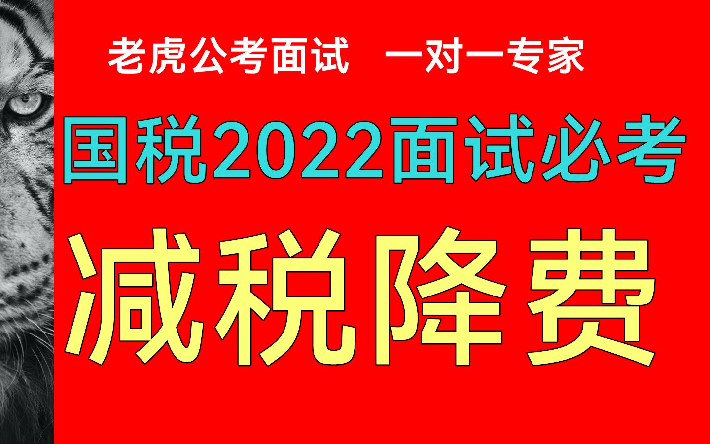 2022年国考面试国税必考热点之减税降费哔哩哔哩bilibili