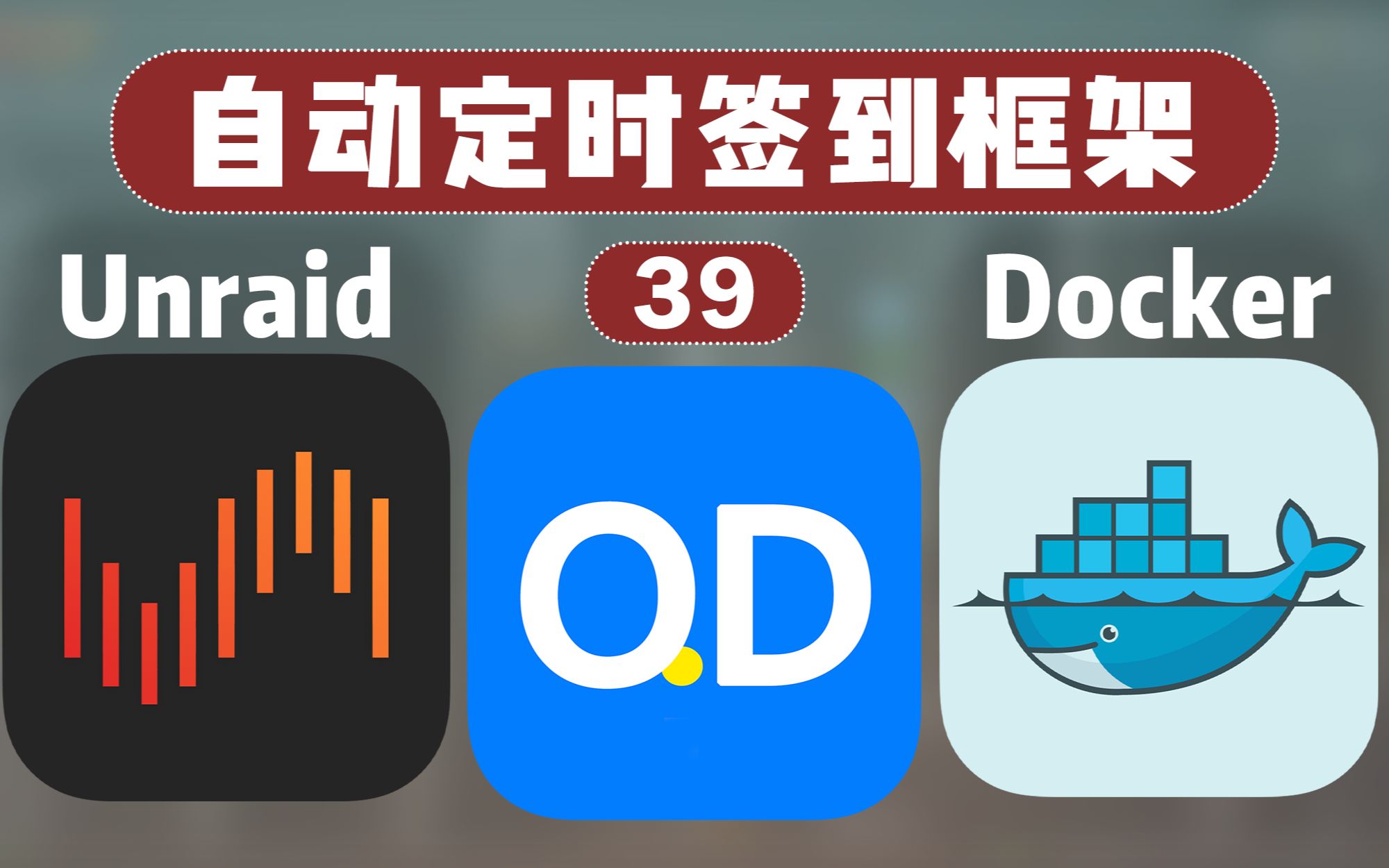 自动定时签到框架,支持几乎所有网站 —— 群晖 Unraid Docker 39哔哩哔哩bilibili