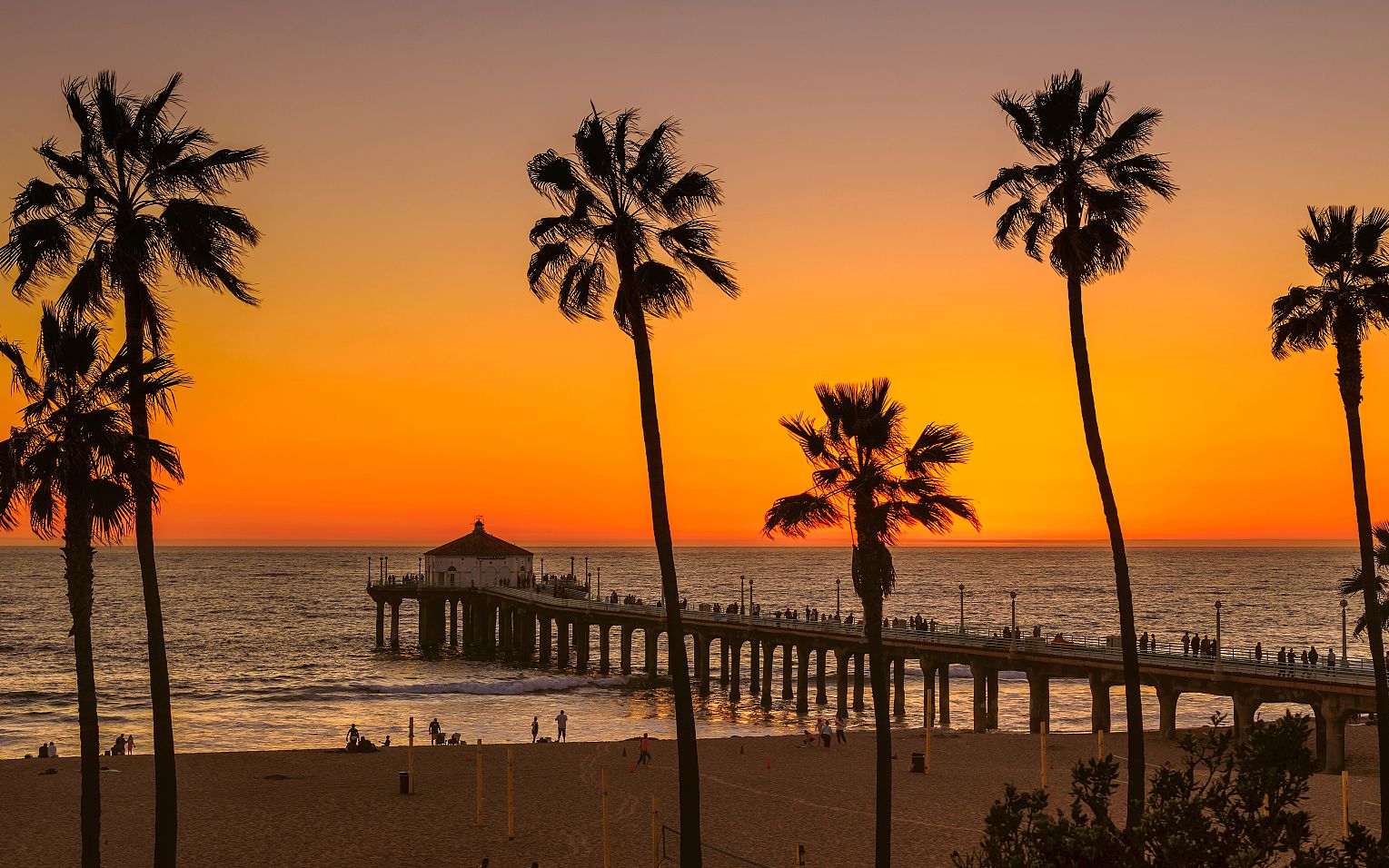 [图]洛杉矶·Los Angeles｜加州的日落是浪漫，是爱心棕榈树，是橘色日落和完美的海岸线