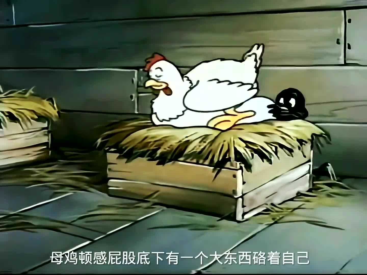 搞笑动画,一只鸭子捡了一颗蛋,没想到却孵化出了一只雏鹰.