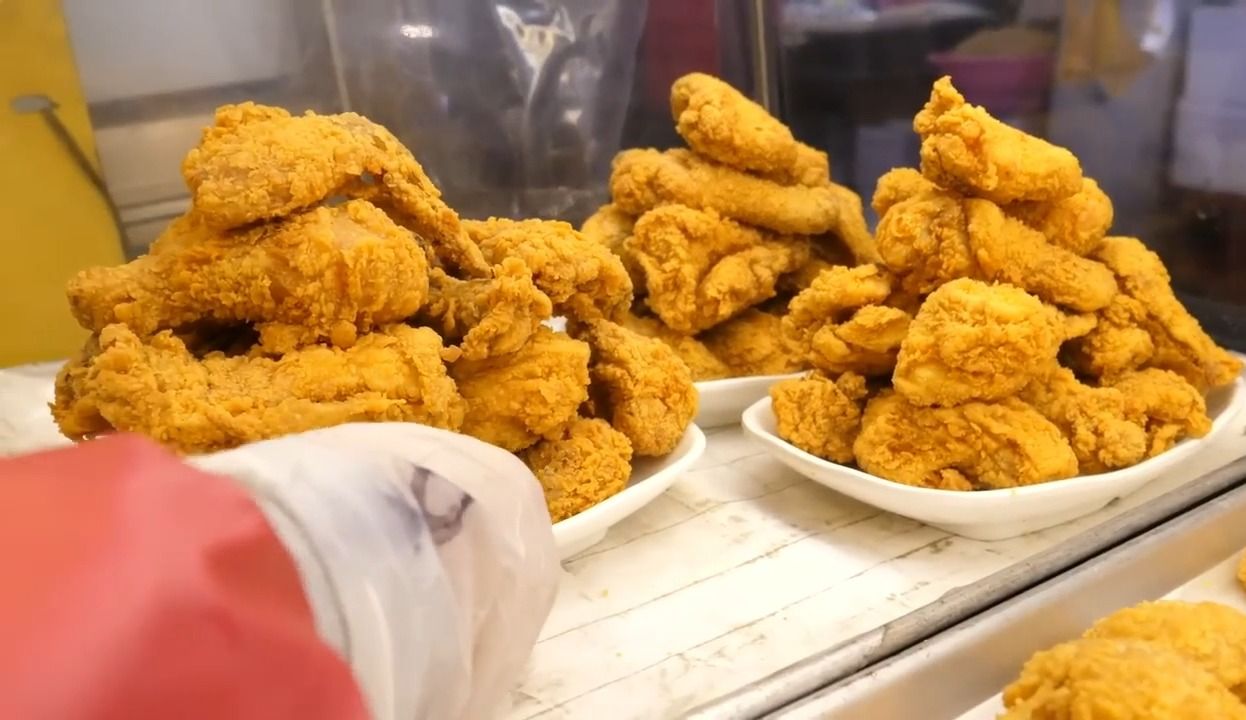 爆火韩国街头小吃 韩式炸鸡-小gg的烦恼-小gg的烦恼-哔哩哔哩视频