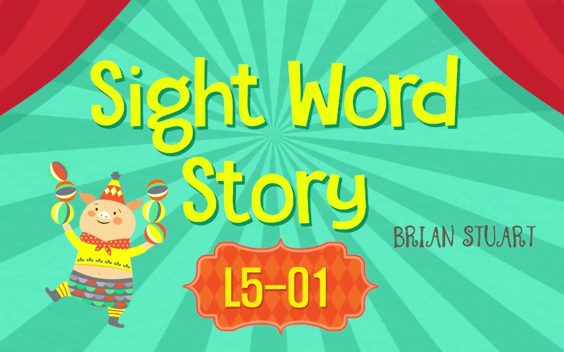 [图]常用单词故事Sight Word Story(Brian Stuart老师)  Level 5